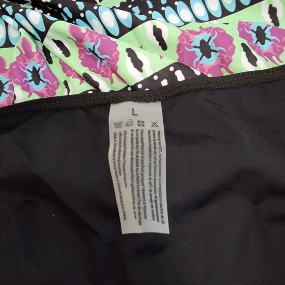 Chenghe Women's Bandeau Blouson Tankini Top High Waisted  Bottom two pieces - Picture 8 of 10